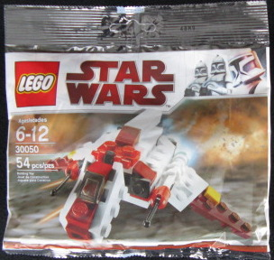 LEGO Set-Republic Attack Shuttle - Mini-Star Wars / Mini / Star Wars Clone Wars-30050-1-Creative Brick Builders